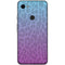 Cheetah Print Purple and Blue Google Pixel 3a XL Skin